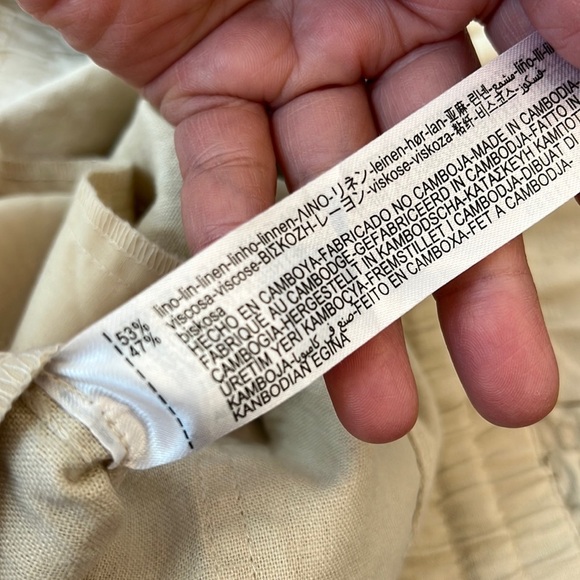 ZARA BALLOON STYLE LINEN OANTS SIZE M - Picture 11 of 15